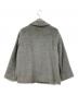 THE CLASSE (ザ・クラス) アルパカ/ウール混コート グレー×ブラック サイズ:SIZE 9：10000円