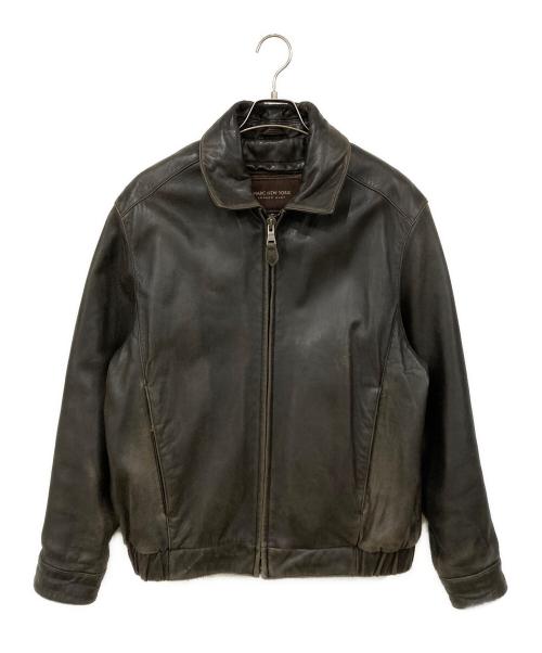 MARC NEW YORK（マークニューヨーク）MARC NEW YORK (マークニューヨーク) ライナー付きレザージャケット ダークブラウン サイズ:Mの古着・服飾アイテム
