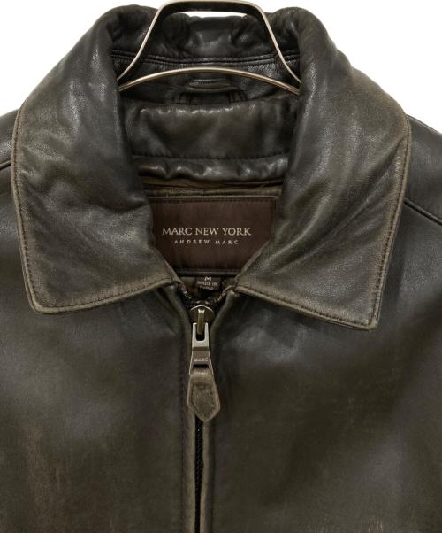 MARC NEW YORK（マークニューヨーク）MARC NEW YORK (マークニューヨーク) ライナー付きレザージャケット ダークブラウン サイズ:Mの古着・服飾アイテム