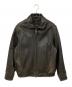 MARC NEW YORK（マークニューヨーク）の古着「ライナー付きレザージャケット」｜ダークブラウン