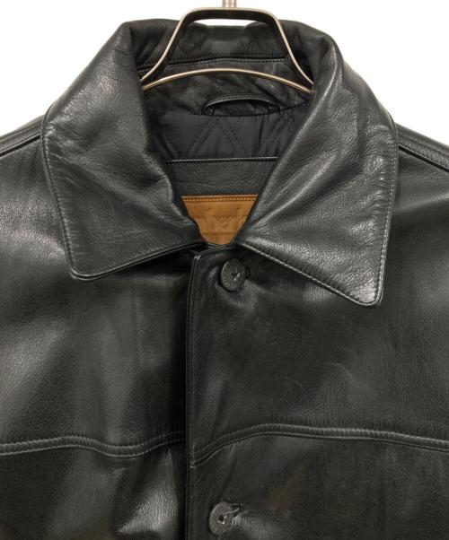 Timberland（ティンバーランド）Timberland (ティンバーランド) レザーコート ブラック サイズ:SIZE Freeの古着・服飾アイテム