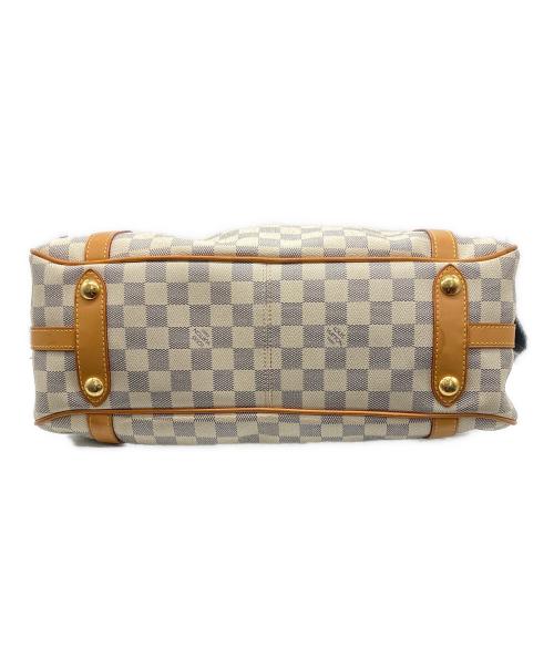 LOUIS VUITTON（ルイ ヴィトン）LOUIS VUITTON (ルイ ヴィトン) ハンドバッグ アイボリー×ブラウンの古着・服飾アイテム