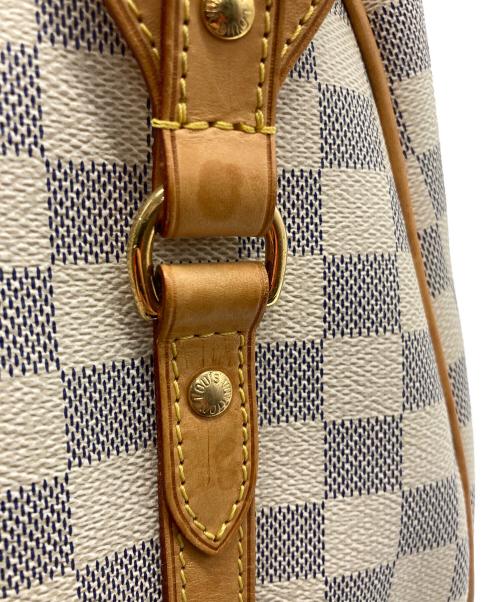 LOUIS VUITTON（ルイ ヴィトン）LOUIS VUITTON (ルイ ヴィトン) ハンドバッグ アイボリー×ブラウンの古着・服飾アイテム