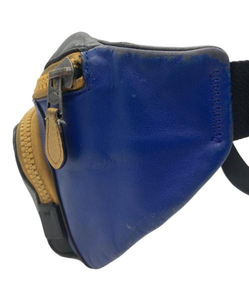 COACH（コーチ）COACH (コーチ) ボディバッグ ブルー×ブラックの古着・服飾アイテム