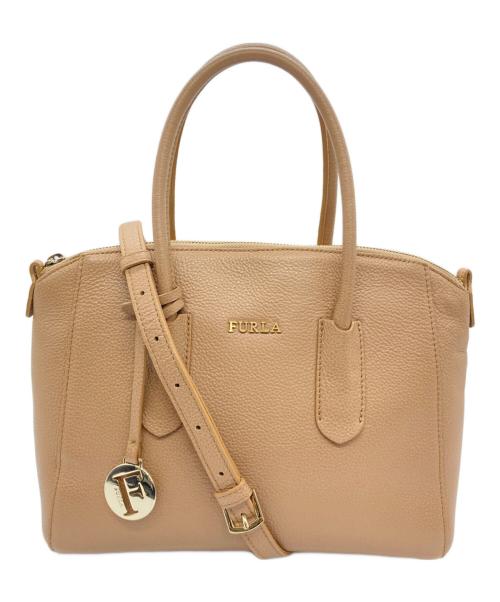 FURLA（フルラ）FURLA (フルラ) 2WAYショルダーバッグ ベージュの古着・服飾アイテム