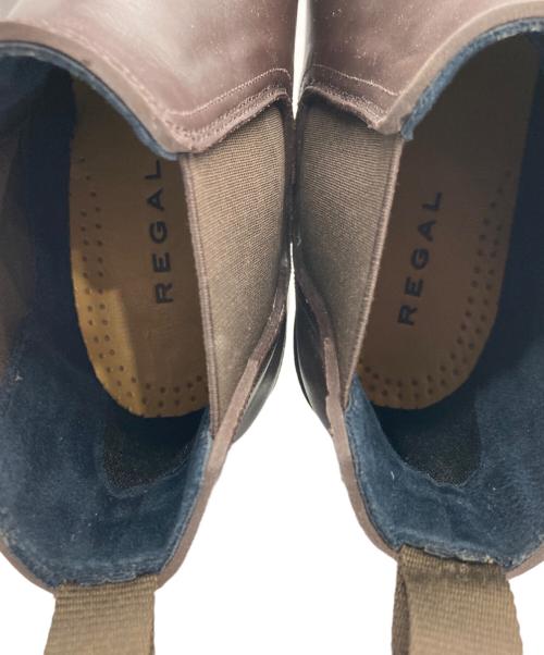 REGAL（リーガル）REGAL (リーガル) サイドゴアブーツ ブラウン サイズ:Mサイズの古着・服飾アイテム