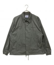 Champion（チャンピオン）の古着「コーチジャケット」｜カーキ