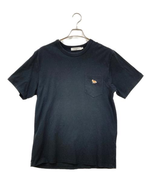 maison kitsune（メゾンキツネ）maison kitsune (メゾンキツネ) 半袖カットソー ブラック サイズ:Mサイズの古着・服飾アイテム