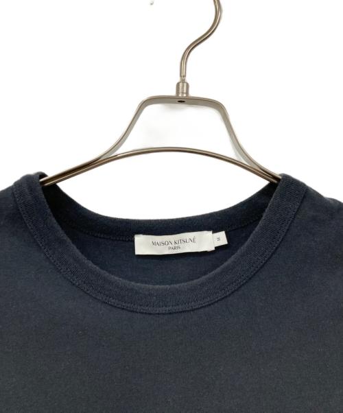 maison kitsune（メゾンキツネ）maison kitsune (メゾンキツネ) 半袖カットソー ブラック サイズ:Mサイズの古着・服飾アイテム