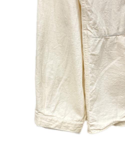OUTIL（ウティ）OUTIL (ウティ) バンドカラーシャツ アイボリー サイズ:SIZE 3の古着・服飾アイテム