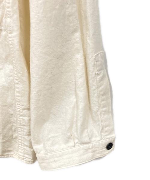 OUTIL（ウティ）OUTIL (ウティ) バンドカラーシャツ アイボリー サイズ:SIZE 3の古着・服飾アイテム