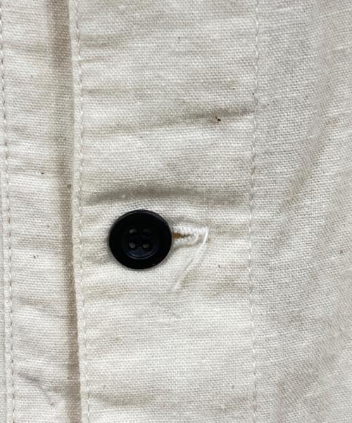 OUTIL（ウティ）OUTIL (ウティ) バンドカラーシャツ アイボリー サイズ:SIZE 3の古着・服飾アイテム