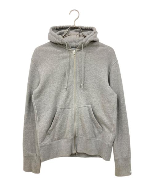 LOOPWHEELER（ループウィラー）LOOPWHEELER (ループウィラー) BEAMS PLUS (ビームスプラス) ジップパーカー グレー サイズ:Lの古着・服飾アイテム