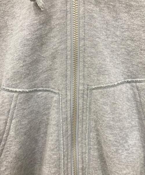 LOOPWHEELER（ループウィラー）LOOPWHEELER (ループウィラー) BEAMS PLUS (ビームスプラス) ジップパーカー グレー サイズ:Lの古着・服飾アイテム