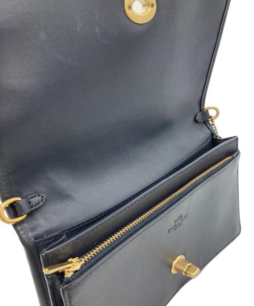 COACH（コーチ）COACH (コーチ) フォルドオーバークロスボディ ネイビー×グレーの古着・服飾アイテム
