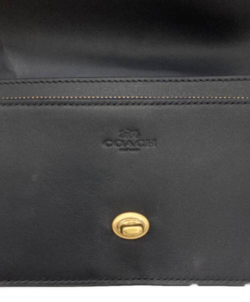 COACH（コーチ）COACH (コーチ) フォルドオーバークロスボディ ネイビー×グレーの古着・服飾アイテム