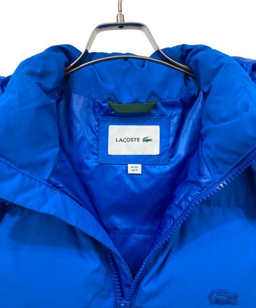 LACOSTE（ラコステ）LACOSTE (ラコステ) ダウンベスト ブルー サイズ:Mサイズの古着・服飾アイテム
