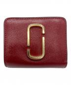 MARC JACOBSマークジェイコブズ）の古着「ミニコンパクトウォレット」｜ボルドー×ゴールド