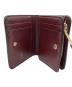 中古・古着 MARC JACOBS (マークジェイコブズ) ミニコンパクトウォレット ボルドー×ゴールド：5000円