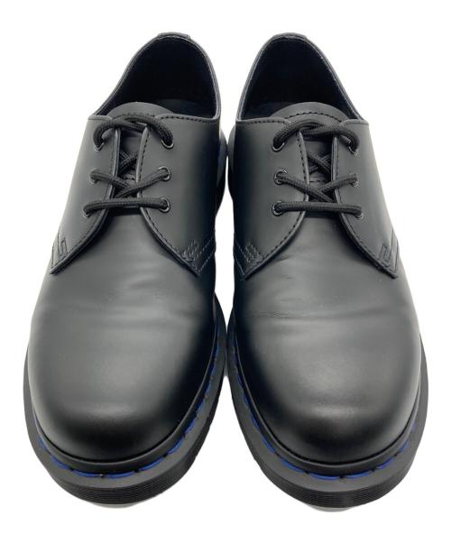 Dr.Martens（ドクターマーチン）Dr.Martens (ドクターマーチン) 3ホールシューズ ブラック×ブルー サイズ:26cmの古着・服飾アイテム