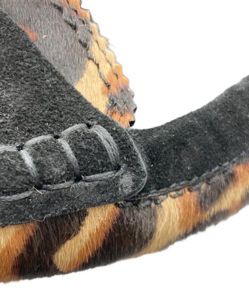 LOUIS VUITTON（ルイ ヴィトン）LOUIS VUITTON (ルイ ヴィトン) ハラコタッセルローファー ブラウン×ブラック サイズ:23.5㎝の古着・服飾アイテム