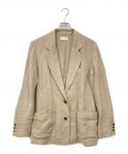 MEYAMEメヤメ）の古着「リネンジャケット」｜ベージュ