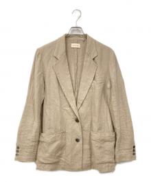 MEYAME（メヤメ）の古着「リネンジャケット」｜ベージュ