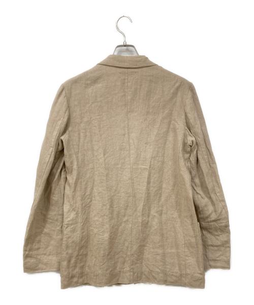 MEYAME（メヤメ）MEYAME (メヤメ) リネンジャケット ベージュ サイズ:SIZE 1の古着・服飾アイテム