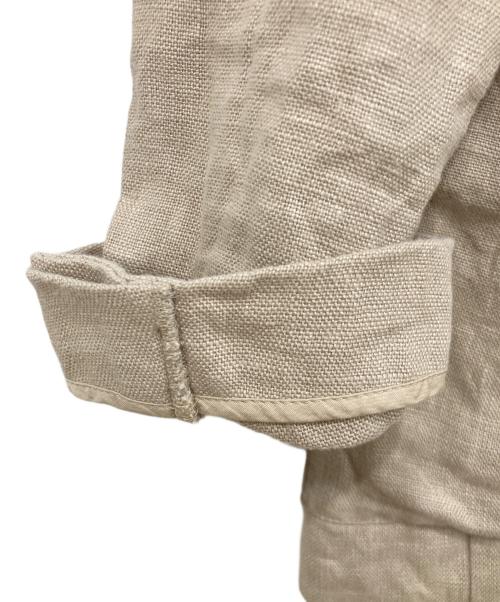 MEYAME（メヤメ）MEYAME (メヤメ) リネンジャケット ベージュ サイズ:SIZE 1の古着・服飾アイテム