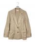 MEYAME（メヤメ）の古着「リネンジャケット」｜ベージュ