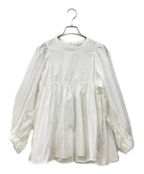 YORI（ヨリ）YORI (ヨリ) 長袖ブラウス ホワイト サイズ:SIZE 36の古着・服飾アイテム