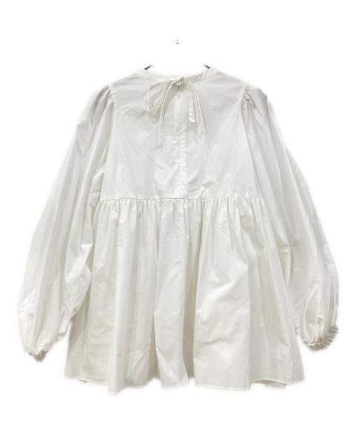 YORI（ヨリ）YORI (ヨリ) 長袖ブラウス ホワイト サイズ:SIZE 36の古着・服飾アイテム