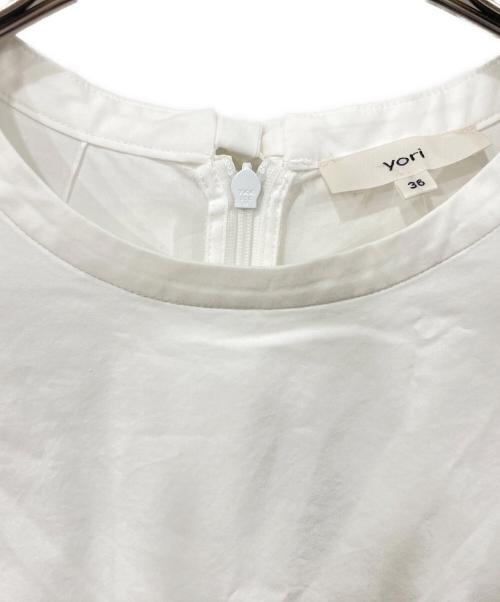 YORI（ヨリ）YORI (ヨリ) 長袖ブラウス ホワイト サイズ:SIZE 36の古着・服飾アイテム