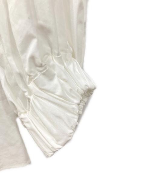 YORI（ヨリ）YORI (ヨリ) 長袖ブラウス ホワイト サイズ:SIZE 36の古着・服飾アイテム