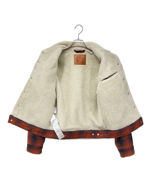 LEVI'S（リーバイス）LEVI'S (リーバイス) 裏ボアジャケット ブラウンブラック サイズ:Sの古着・服飾アイテム