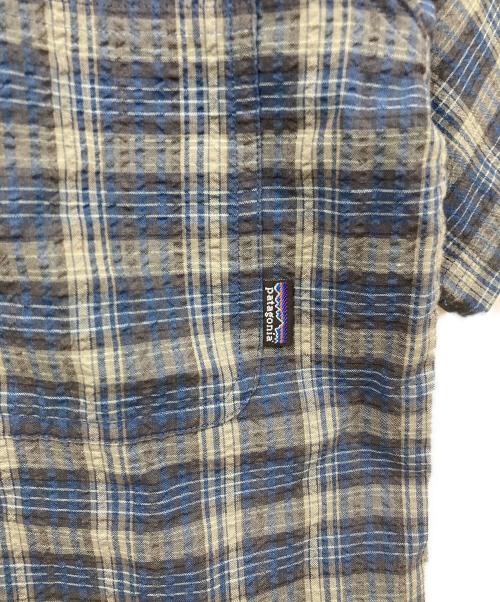 Patagonia（パタゴニア）Patagonia (パタゴニア) パッカーウェアシャツ グリーン×ブルー サイズ:SIZE Sの古着・服飾アイテム