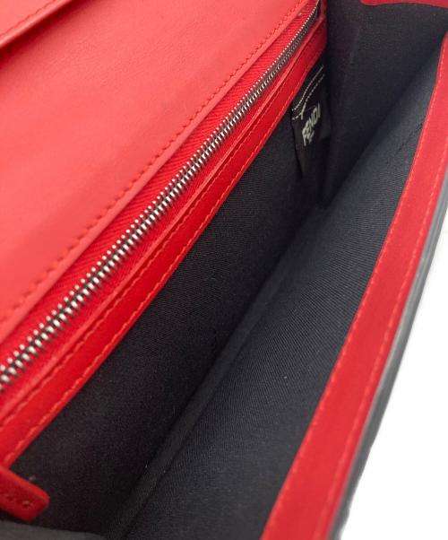 FENDI（フェンディ）FENDI (フェンディ) 長財布 ブラック×イエローの古着・服飾アイテム