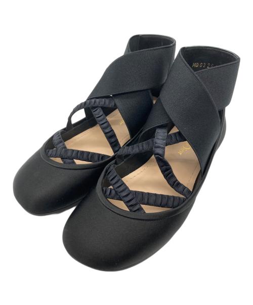 Christian Dior（クリスチャン ディオール）Christian Dior (クリスチャン ディオール) バレエフラットシューズ ブラック サイズ:34の古着・服飾アイテム