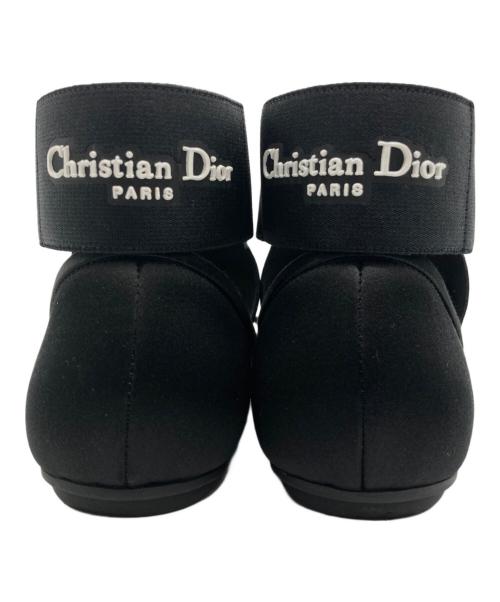 Christian Dior（クリスチャン ディオール）Christian Dior (クリスチャン ディオール) バレエフラットシューズ ブラック サイズ:34の古着・服飾アイテム