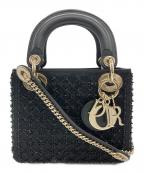 Christian Diorクリスチャン ディオール）の古着「LADY DIOR」｜ブラック×ゴールド