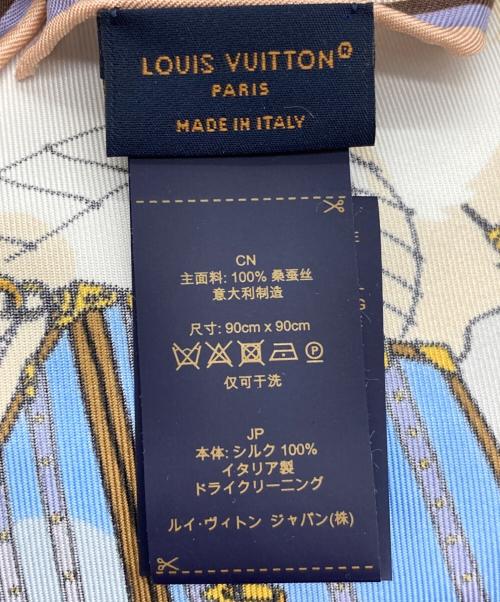 LOUIS VUITTON（ルイ ヴィトン）LOUIS VUITTON (ルイ ヴィトン) カレ90 フロム ザ クラウド マルチカラーの古着・服飾アイテム