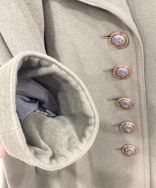 Christian Dior（クリスチャン ディオール）Christian Dior (クリスチャン ディオール) チェスターコート グリーン サイズ:SIZE 9の古着・服飾アイテム