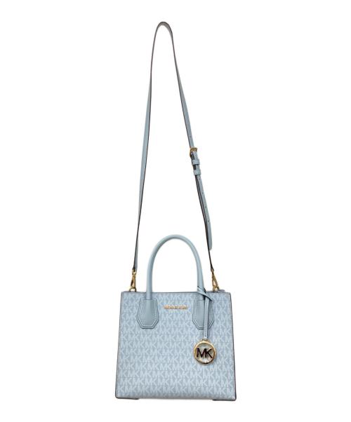 MICHAEL KORS（マイケル・コース）MICHAEL KORS (マイケル・コース) ショルダーバッグ スカイブルーの古着・服飾アイテム