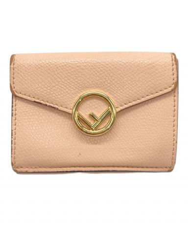中古・古着通販】FENDI (フェンディ) 3つ折り財布 ピンク｜ブランド