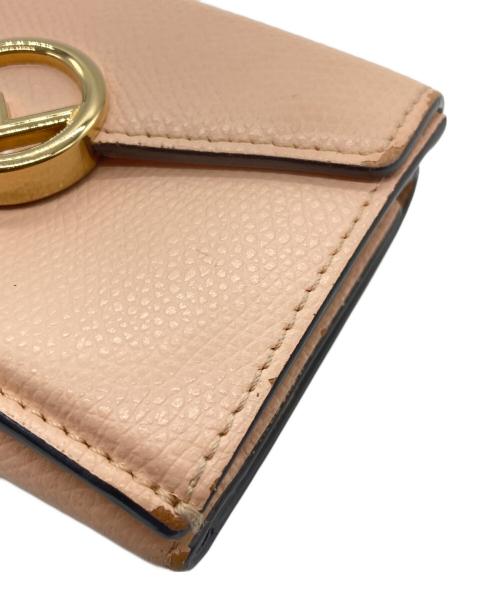 FENDI（フェンディ）FENDI (フェンディ) 3つ折り財布 ピンクの古着・服飾アイテム