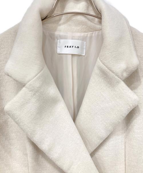 FRAY ID（フレイ アイディー）FRAY ID (フレイ アイディー) ロングコート ホワイト サイズ:ONE SIZEの古着・服飾アイテム