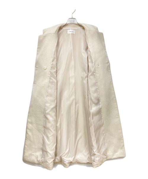 FRAY ID（フレイ アイディー）FRAY ID (フレイ アイディー) ロングコート ホワイト サイズ:ONE SIZEの古着・服飾アイテム