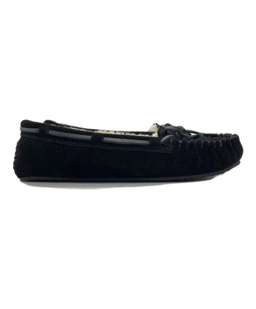 MINNETONKA（ミネトンカ）MINNETONKA (ミネトンカ) モカシンシューズ ブラック サイズ:SIZE 7Mの古着・服飾アイテム