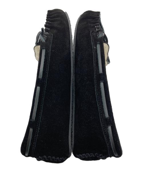 MINNETONKA（ミネトンカ）MINNETONKA (ミネトンカ) モカシンシューズ ブラック サイズ:SIZE 7Mの古着・服飾アイテム