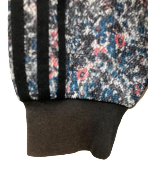 adidas（アディダス）adidas (アディダス) LONG BOMBER JACKET グリーン×ブラック×ホワイト サイズ:Lサイズの古着・服飾アイテム